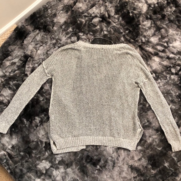 Women’s gray knit cardigan - Picture 7 of 8
